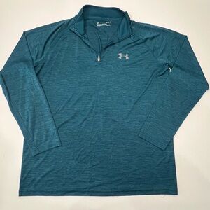 Under Armour Men’s Loose HeatGear Medium Quarter Zip Pullover Like New